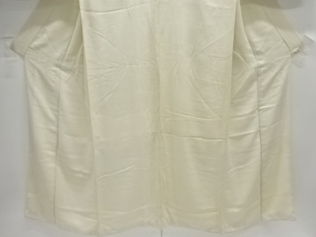  アンティーク　白錦紗中着